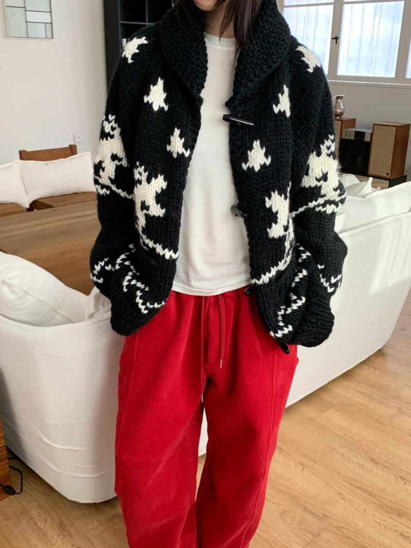 Vive L - Korean Women Fashion - #womensfashion - Handmade Cowichan Cardigan - 5
