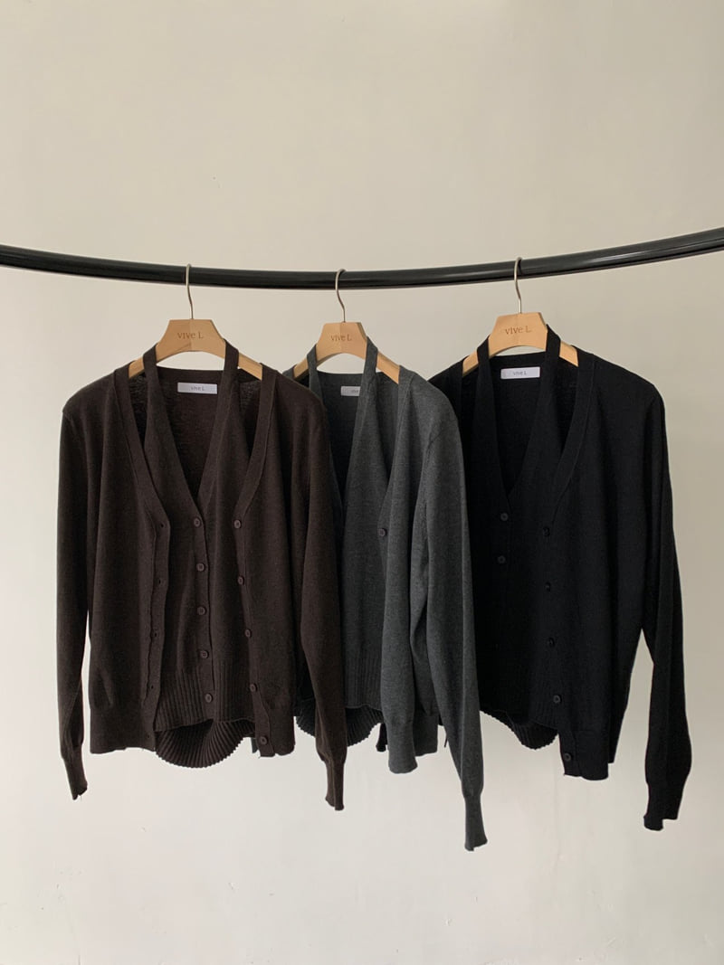 Vive L - Korean Women Fashion - #womensfashion - Halter Cardigan Set