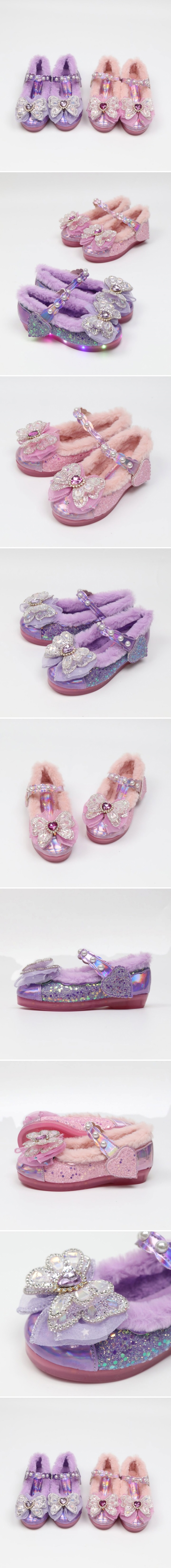 Woori Doori - Korean Children Fashion - #childofig - Happy Girl Little Heart Soft LED Flat