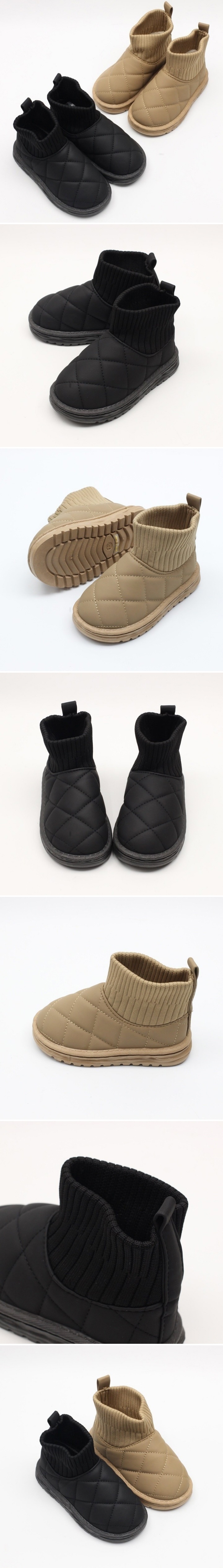 Woori Doori - Korean Children Fashion - #kidsshorts - Quilted Span Boots
