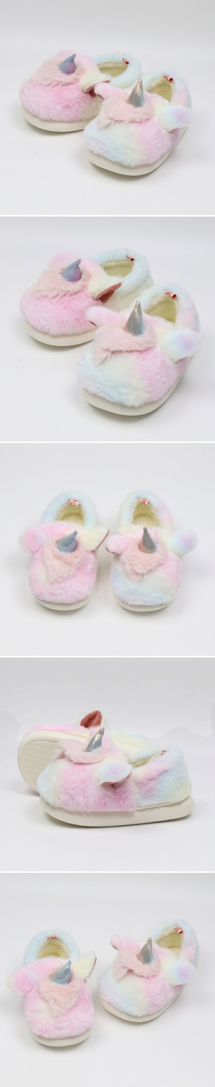 Woori Doori - Korean Children Fashion - #magicofchildhood - Rainbow Unicorn Slip-on