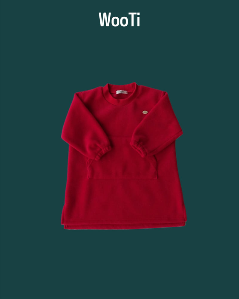 Wooti - Korean Children Fashion - #Kfashion4kids - Berry Fleece One-piece - 2