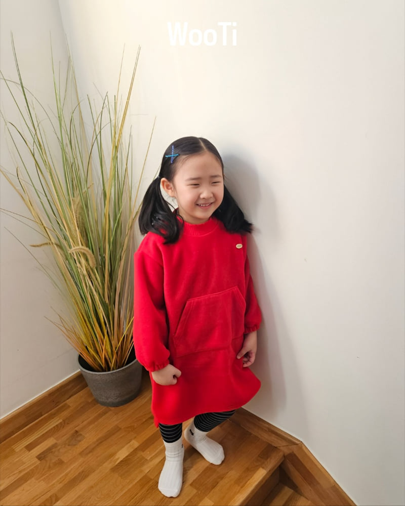 Wooti - Korean Children Fashion - #childrensboutique - Berry Fleece One-piece - 11