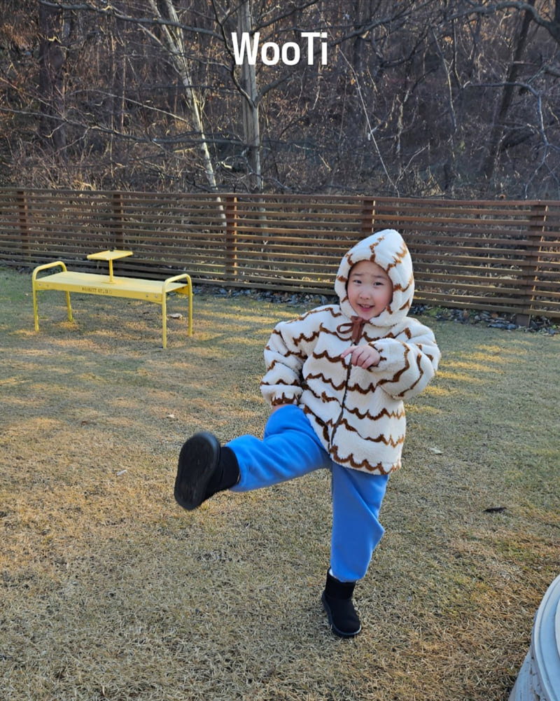 Wooti - Korean Children Fashion - #childrensboutique - Mocha Hood Jumper - 7