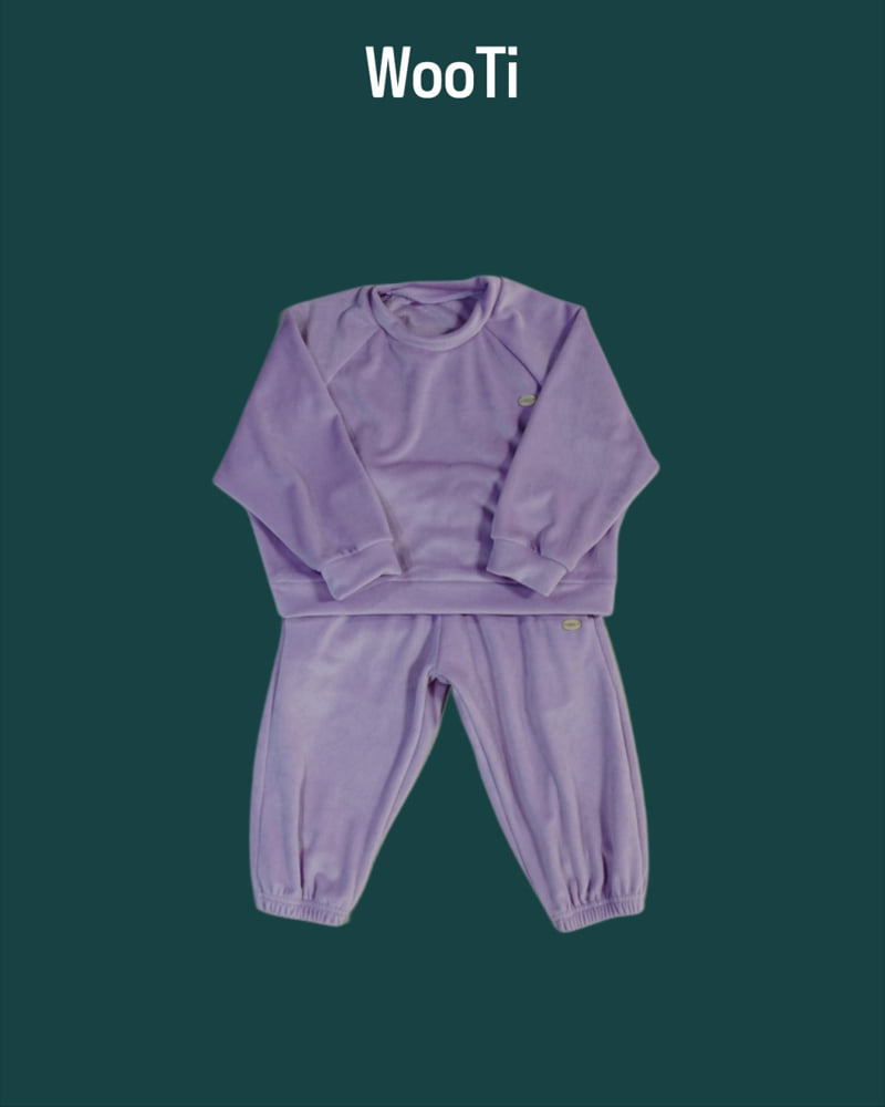 Wooti - Korean Children Fashion - #discoveringself - Velvet Jogger Pants - 4