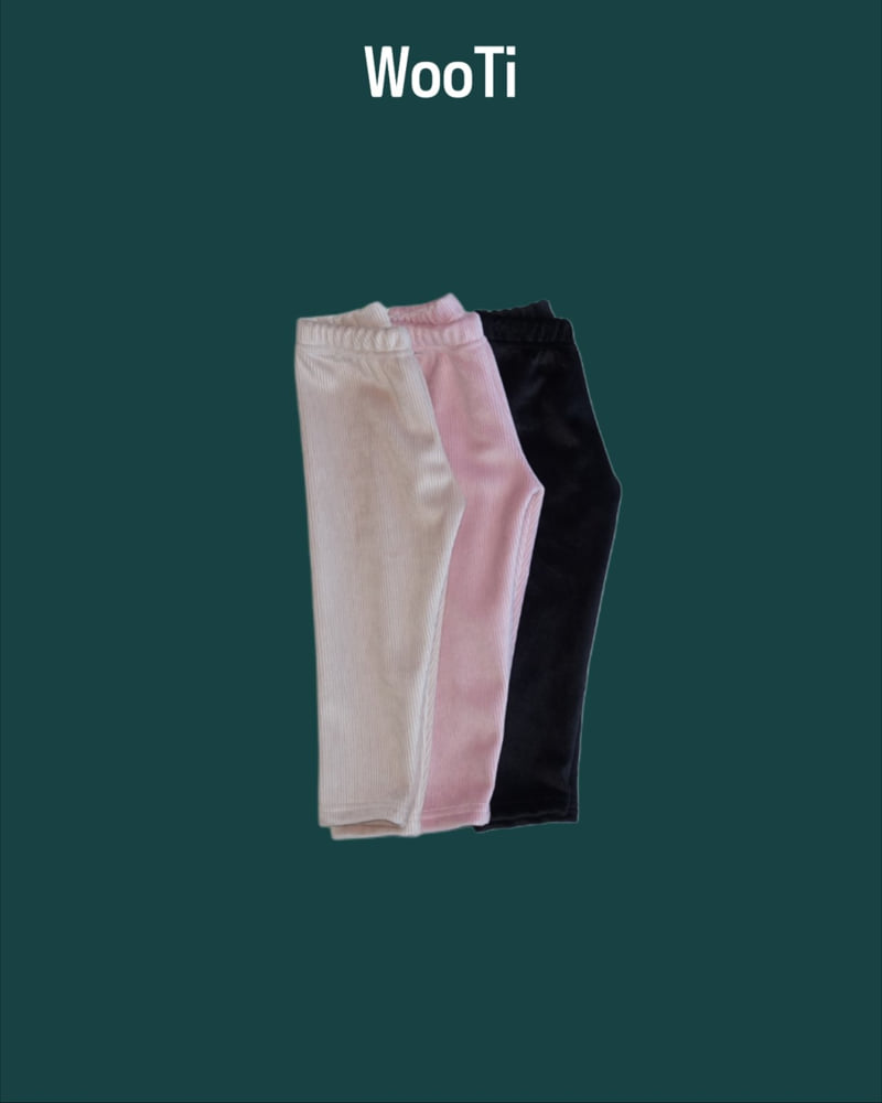 Wooti - Korean Children Fashion - #kidsstore - Lumi Velvet Leggings