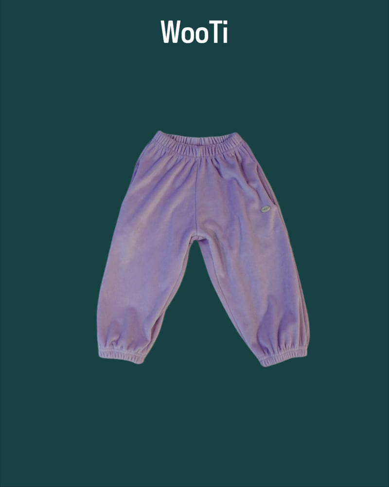 Wooti - Korean Children Fashion - #kidsstore - Velvet Jogger Pants - 6