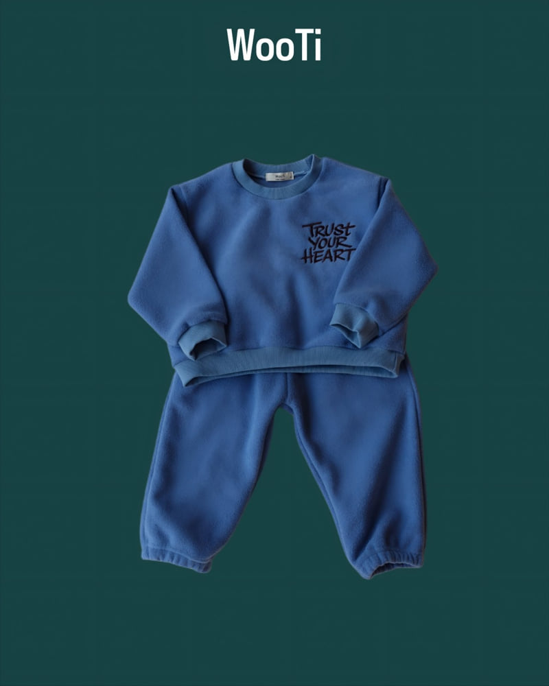 Wooti - Korean Children Fashion - #kidsshorts - Heart Terry Jogger Pants - 4
