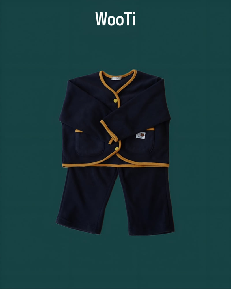 Wooti - Korean Children Fashion - #magicofchildhood - Line Jacket Set - 4