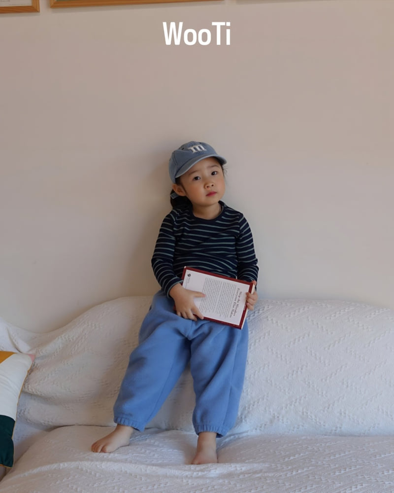 Wooti - Korean Children Fashion - #prettylittlegirls - Heart Terry Jogger Pants - 10