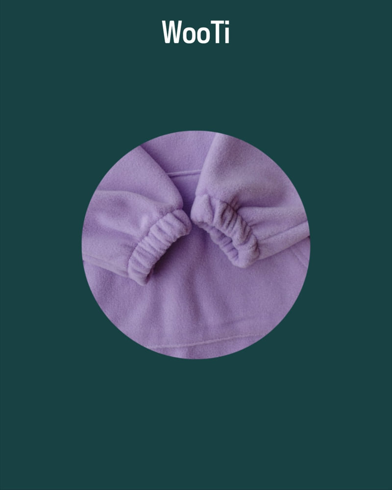 Wooti - Korean Children Fashion - #stylishchildhood - Berry Fleece One-piece - 9