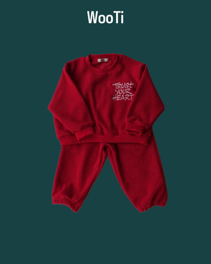Wooti - Korean Children Fashion - #stylishchildhood - Heart Terry Set - 6