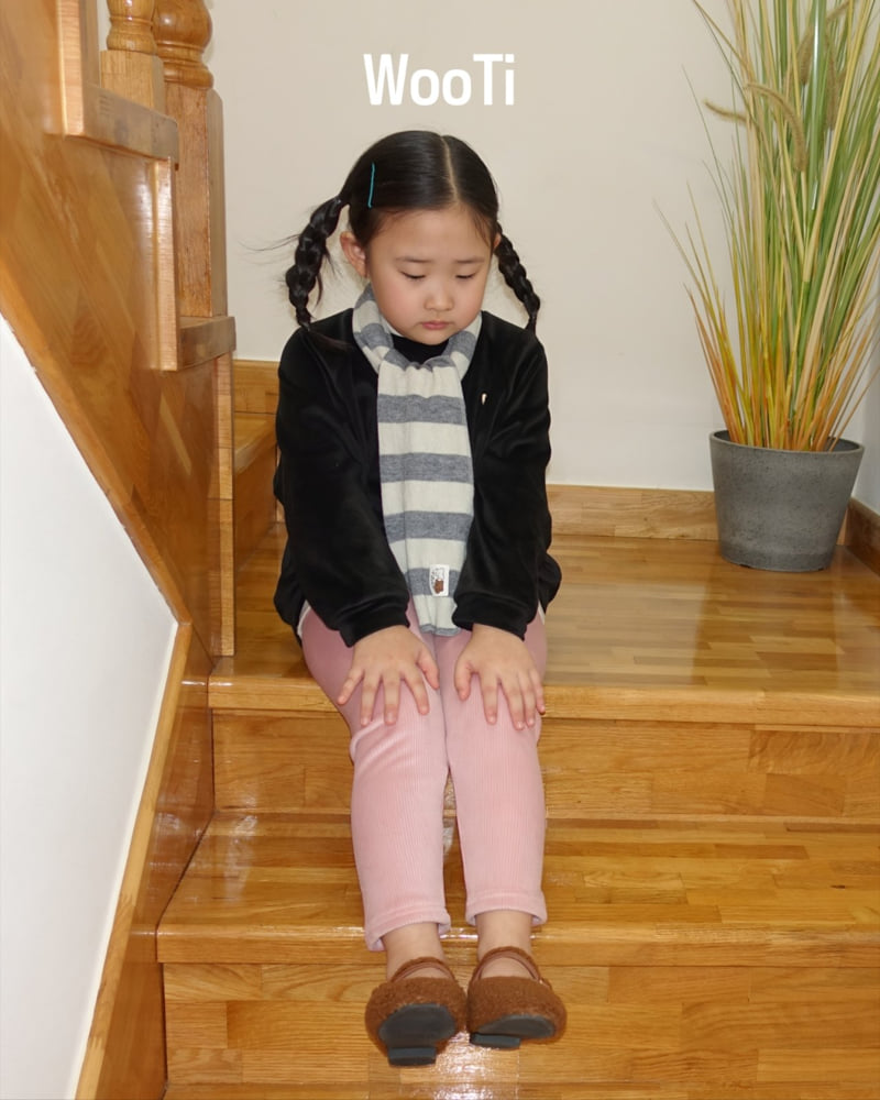 Wooti - Korean Children Fashion - #toddlerclothing - Lumi Velvet Leggings - 9