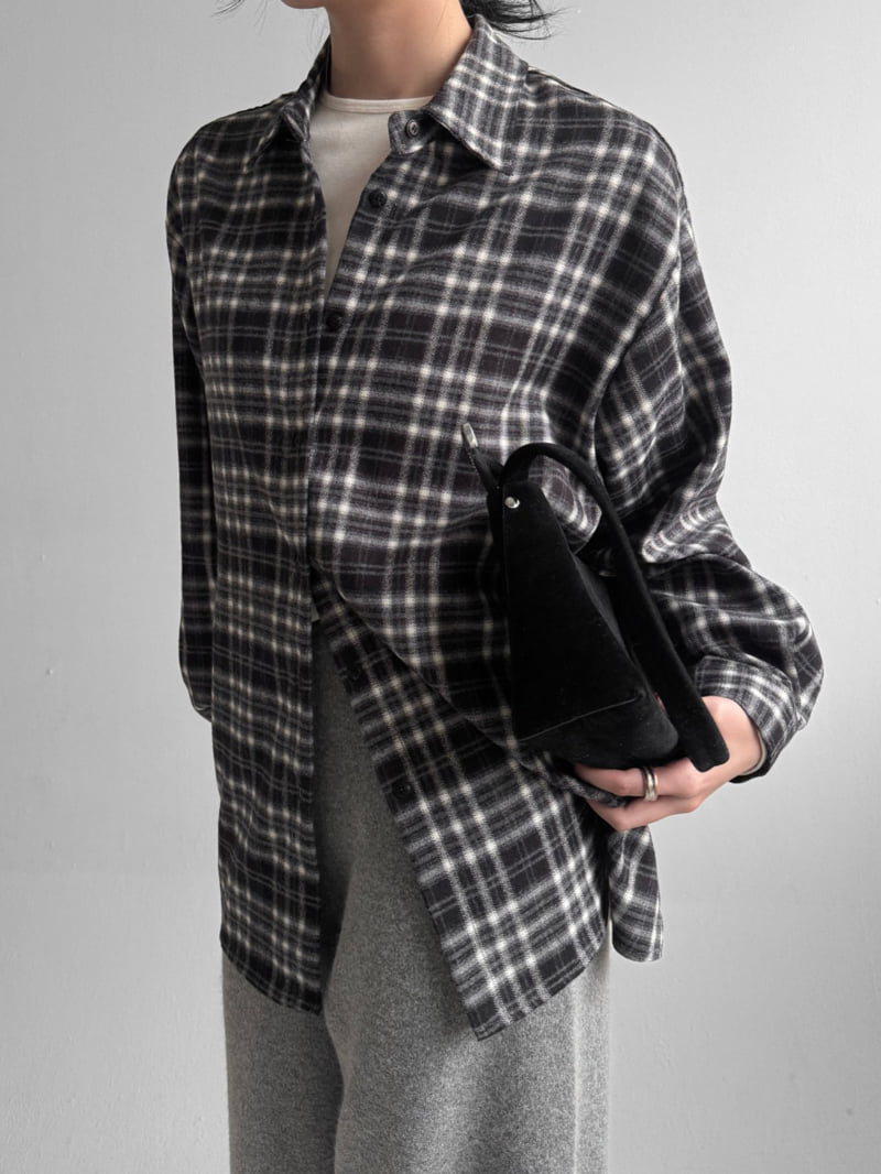 Yikho - Korean Women Fashion - #momslook - Arc Daily Check Shirt - 2