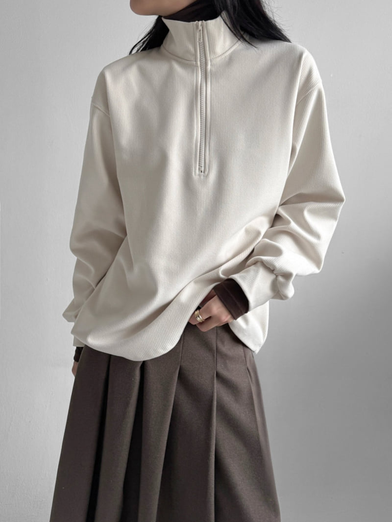 Yikho - Korean Women Fashion - #momslook - Blooming Zip-Up Anorak - 3