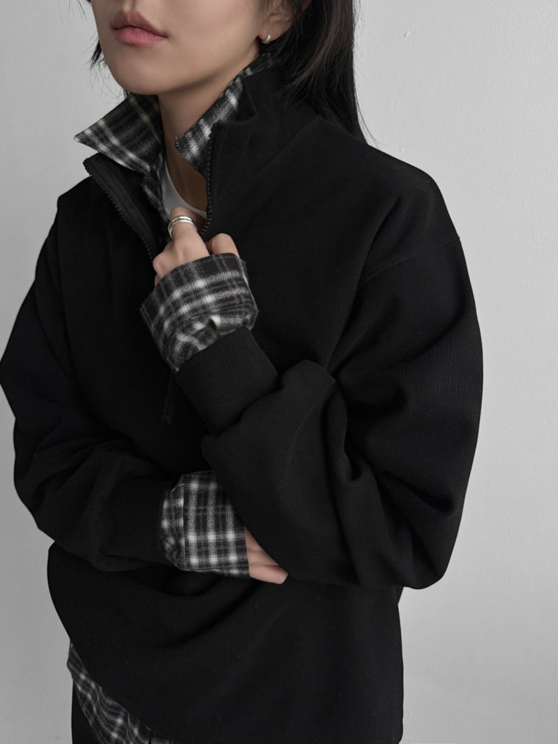 Yikho - Korean Women Fashion - #momslook - Blooming Zip-Up Anorak - 7