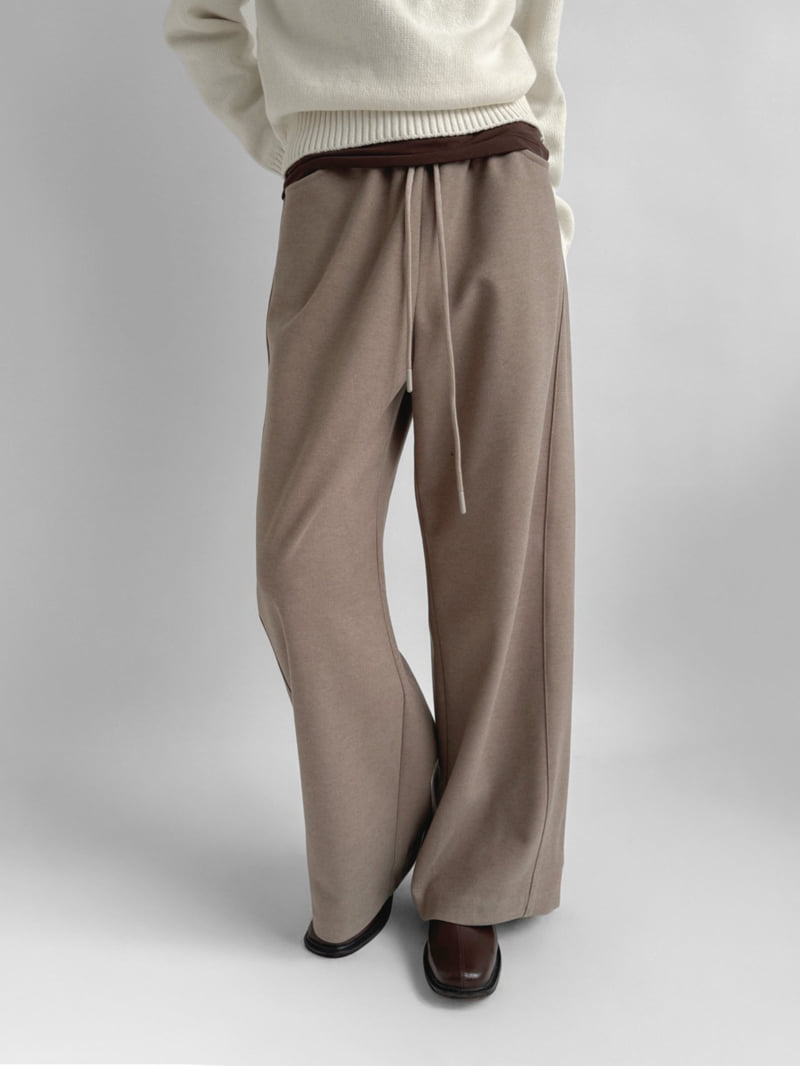 Yikho - Korean Women Fashion - #momslook - Winter Fleece Banded Pants - 3