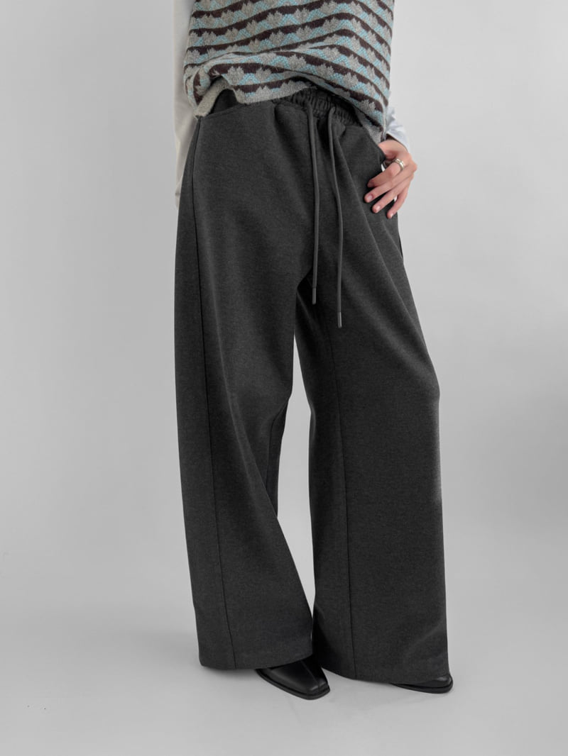 Yikho - Korean Women Fashion - #momslook - Winter Fleece Banded Pants - 7