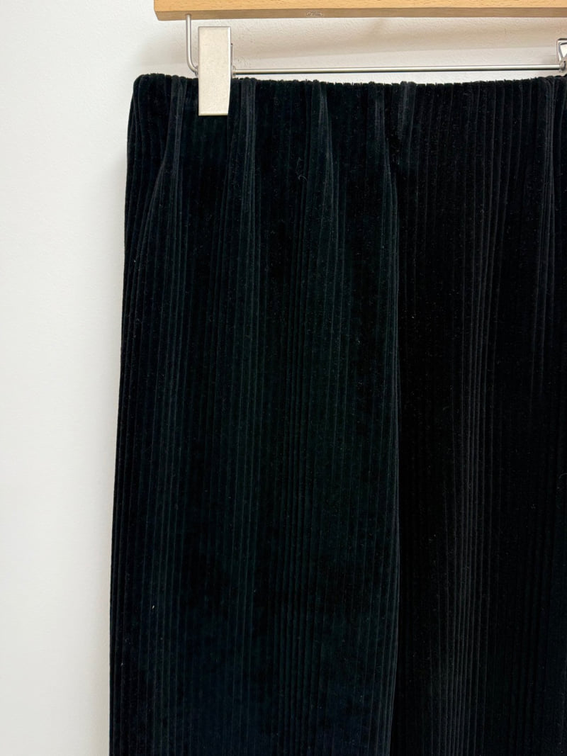 Yikho - Korean Women Fashion - #momslook - Cream Banded Corduroy Pants - 8