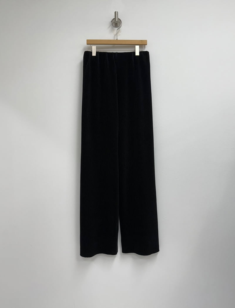 Yikho - Korean Women Fashion - #momslook - Cream Banded Corduroy Pants - 9