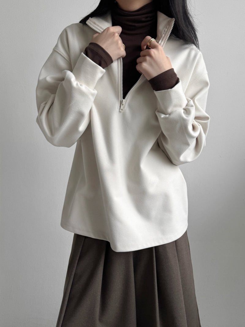 Yikho - Korean Women Fashion - #womensfashion - Blooming Zip-Up Anorak - 2