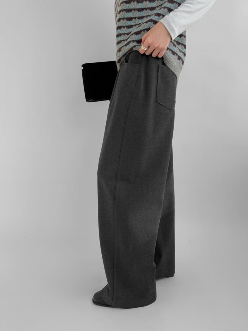Yikho - Korean Women Fashion - #womensfashion - Winter Fleece Banded Pants - 8