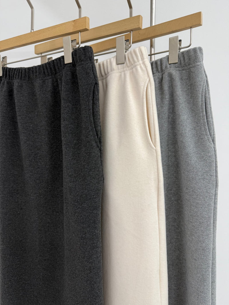 Yikho - Korean Women Fashion - #momslook - Glow Back Slit Long Skirt - 4
