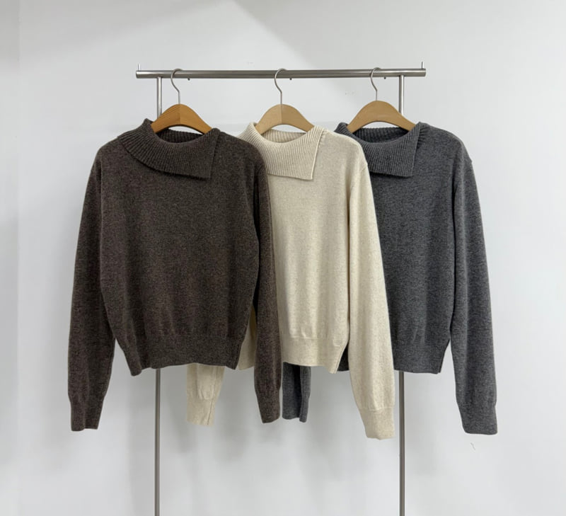 Yikho - Korean Women Fashion - #womensfashion - Maison Round Knit - 11