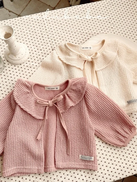 Rosy Ribbon Cardigan