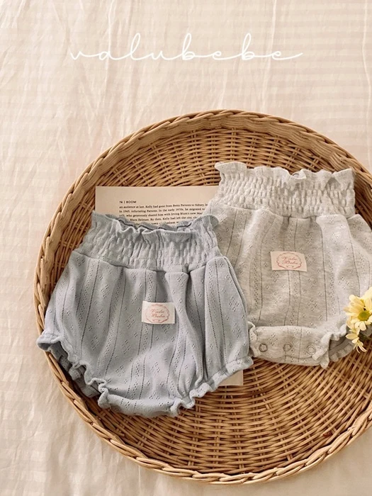 Eyelet Smocked Bloomers