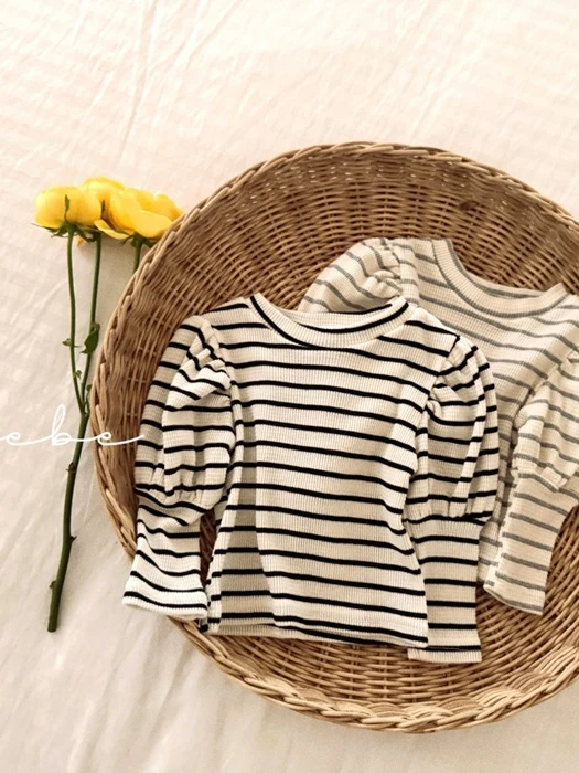 Ella Stripe Puff Tee