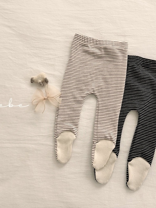Stripe Footed Leggings