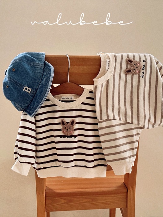 Bunny Stripe Sweatshirt