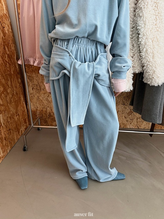 Velour Cover Training Pants Velour Cover Training Pants