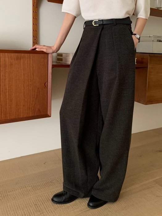 Tove Diagonal Wrap Slacks Tove Diagonal Wrap Slacks