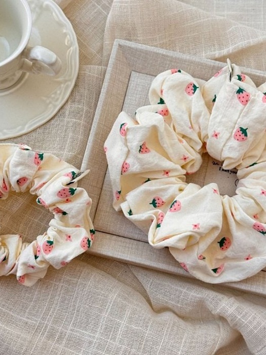 Strawberry Scrunchie