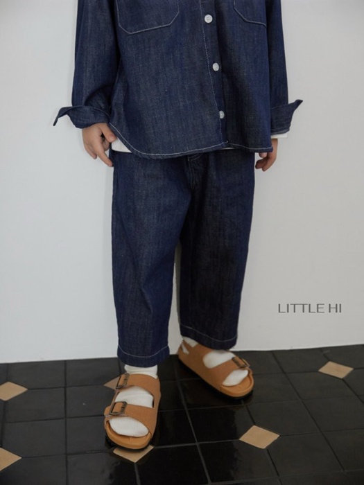 Slub Denim Pants (Dark Denim) Slub Denim Pants (Dark Denim)
