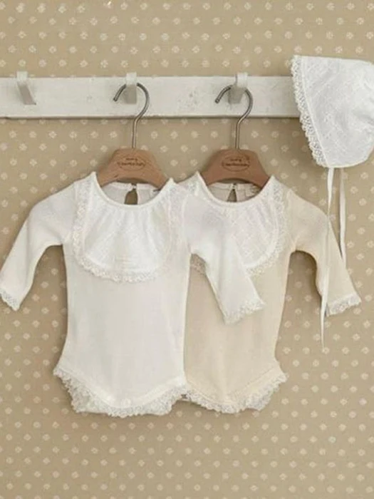 Bebe Bib Lace Suit