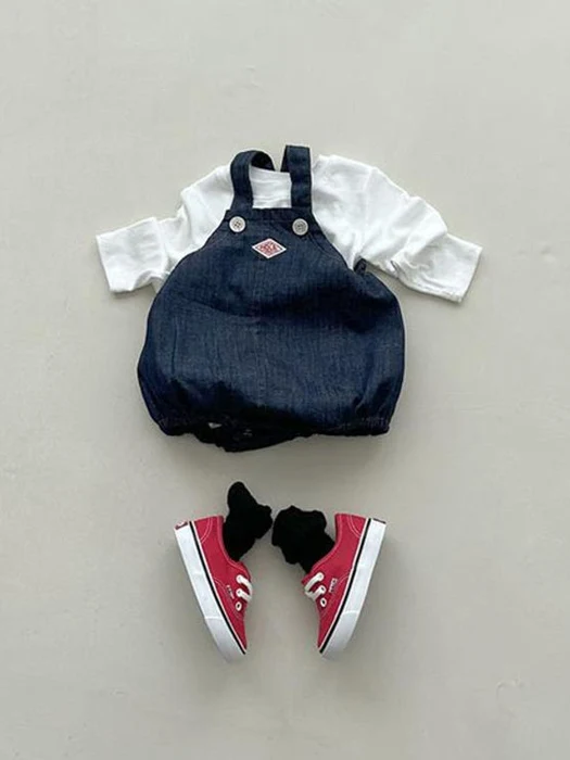 Bebe Plaid Overalls Set Bebe Plaid Overalls Set