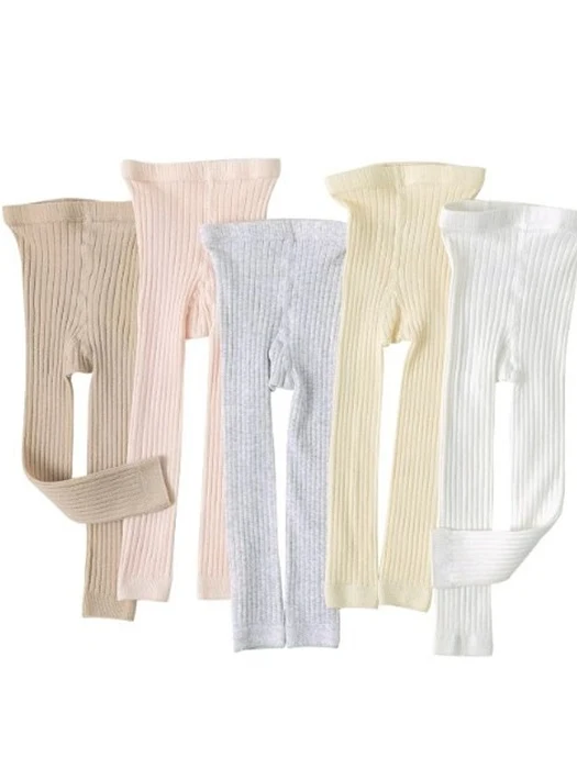 Footless Ribbed Leggings