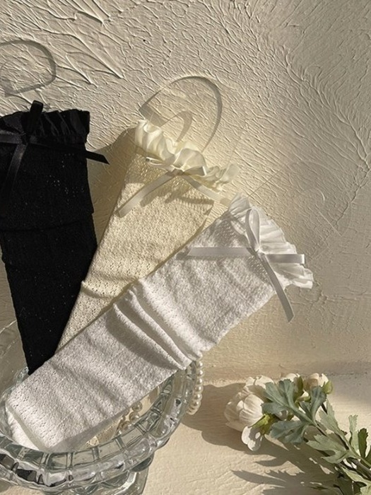 Ribbon Frill Socks