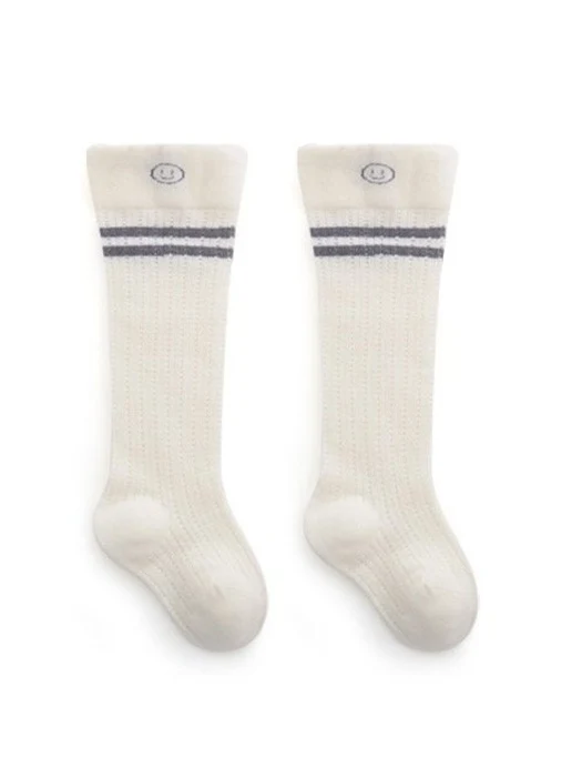 Flower Smile Knee Socks