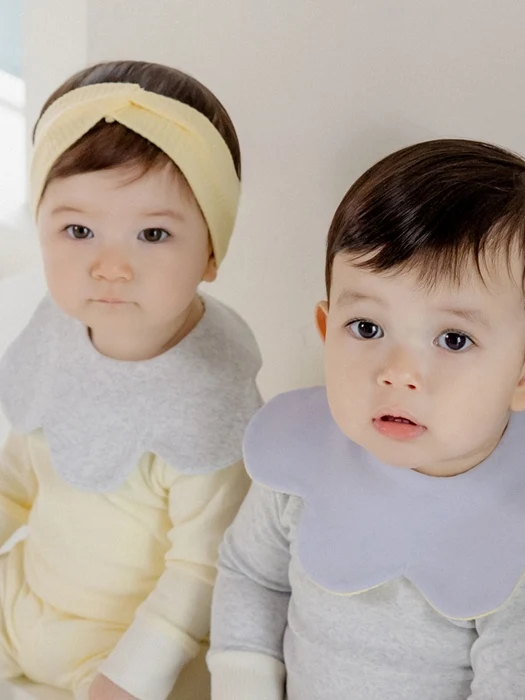 Plush Cloud Reversible Baby Bib (Set of 5)