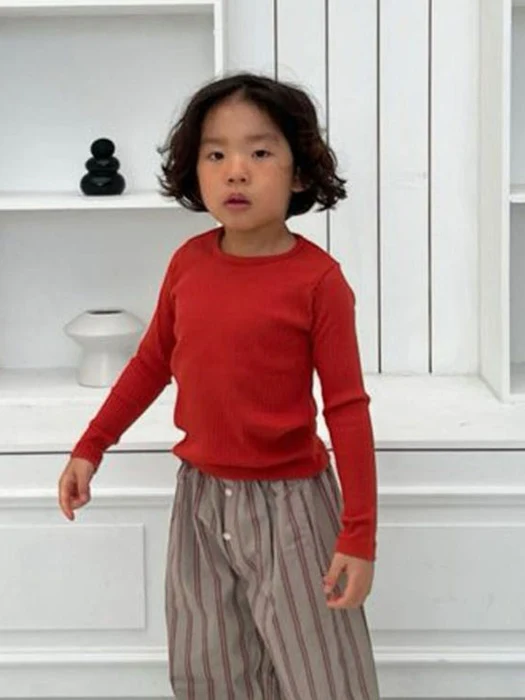 Judy Ribbed Long Tee Judy Ribbed Long Tee