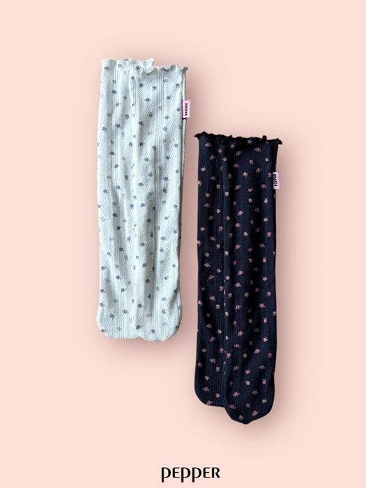Flower Knee Socks