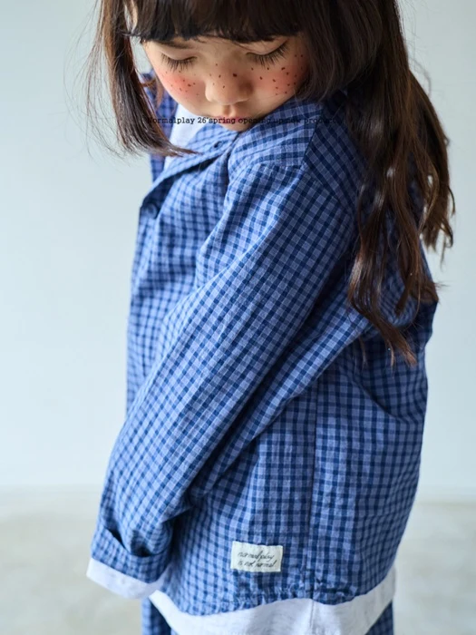 Peter Pan Check Hooded Shirt Peter Pan Check Hooded Shirt