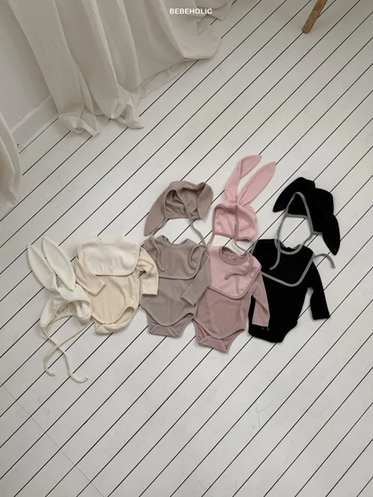 Sugar Ribbed Set (Bonnet+Suit+Cape) Sugar Ribbed Set (Bonnet+Suit+Cape)