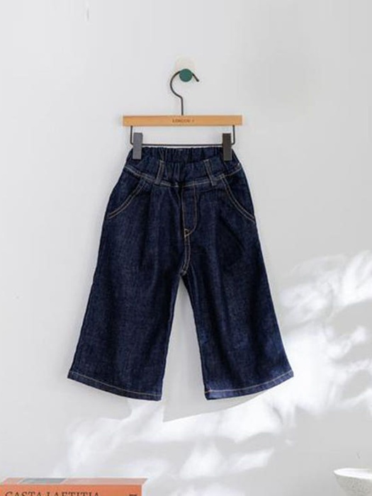 Pleated Denim Pants Pleated Denim Pants
