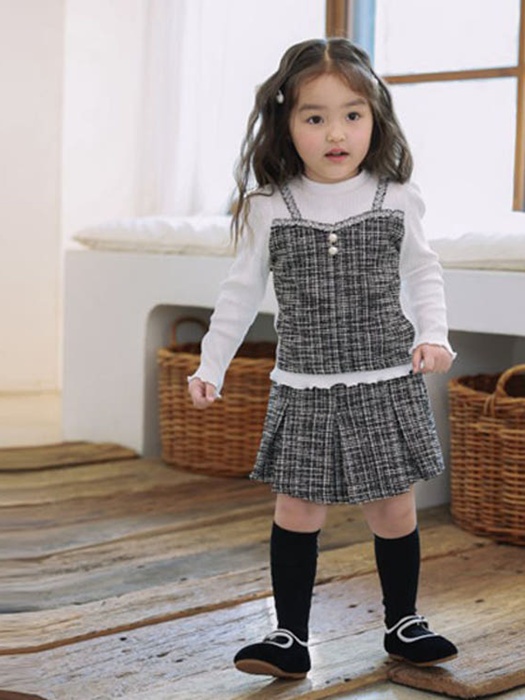 Tweed Skort