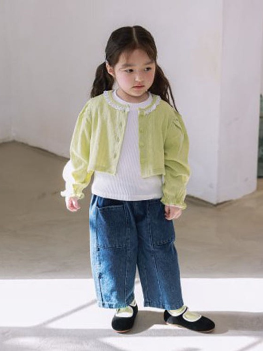 Panel Denim Pants